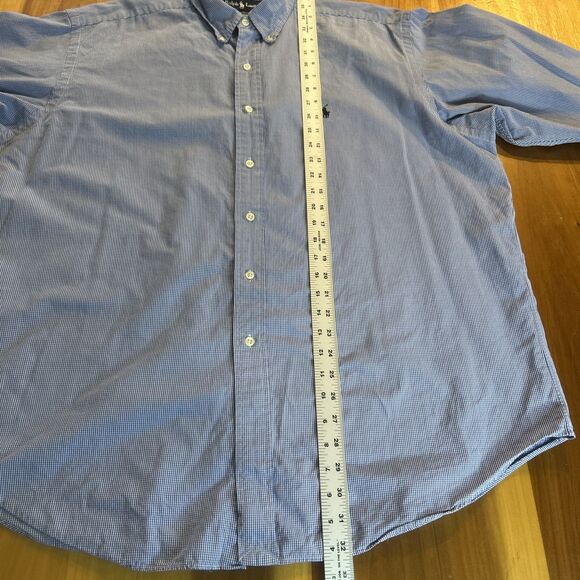 Ralph Lauren Blake Men’s Shirt. XL. Button Up. Long Sleeve. Logo. Plaid - Picture 8 of 11